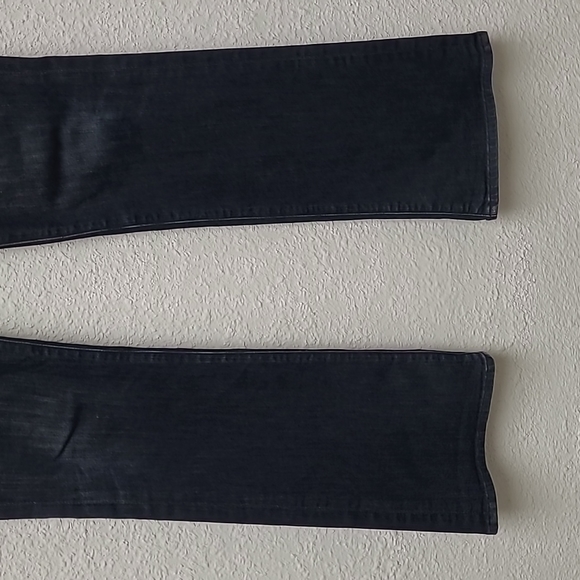 7 For All Mankind Dark Washed Bootcut Jeans; Size 27 - Picture 8 of 14
